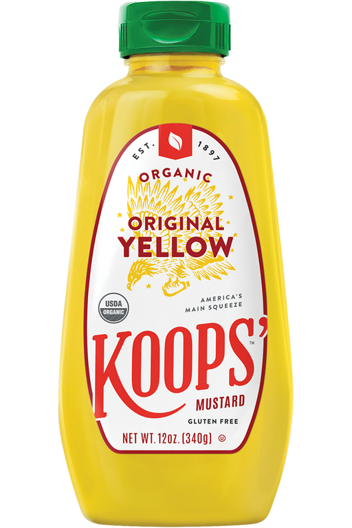 Koops' - Organic & Gluten Free Mustard, Yellow, 325ml
