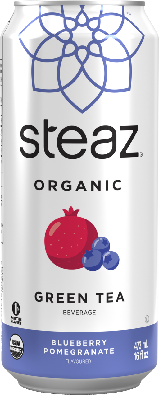 Steaz - Blueberry Pomegranate Acai Iced Green Tea, 473ml