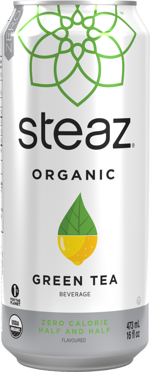 Steaz - Green Tea, Half&half, 473mL