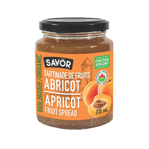 Savor - Organic Fruit Spread, Apricot, 235ml