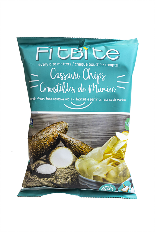 Fitbite - Cassava Chips, Sea Salt, 100g