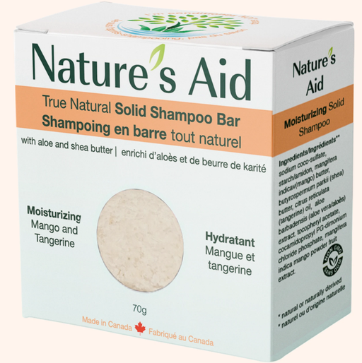 Nature's Aid - Shampoo Bar, Moisturizing, 65g
