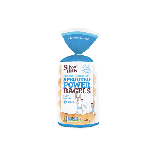 Silver Hills - Organic Sprouted Power Bagels - Plain, 400g
