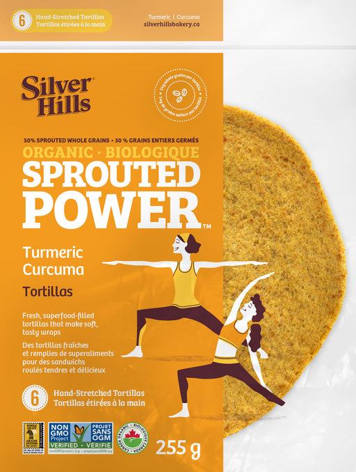 Silver Hills - Organic Sprouted Turmeric Tortillas, 255g