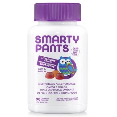 Kẹo Smarty Pants Kid bổ xung vitamin, Omega 3, Vitamin D3 và D12 180 viên.  - XACHTAYNHAT.NET