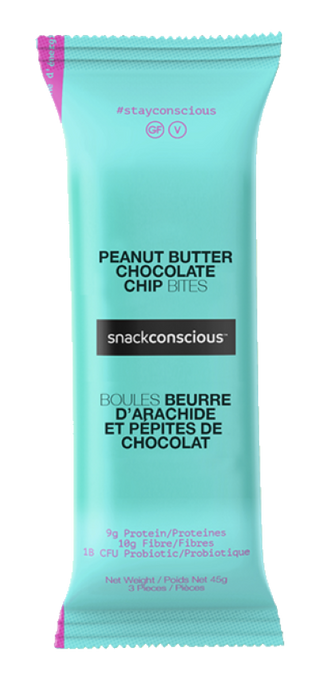 Snack Conscious - Peanut Butter Chocolate Chip Bites, 45g
