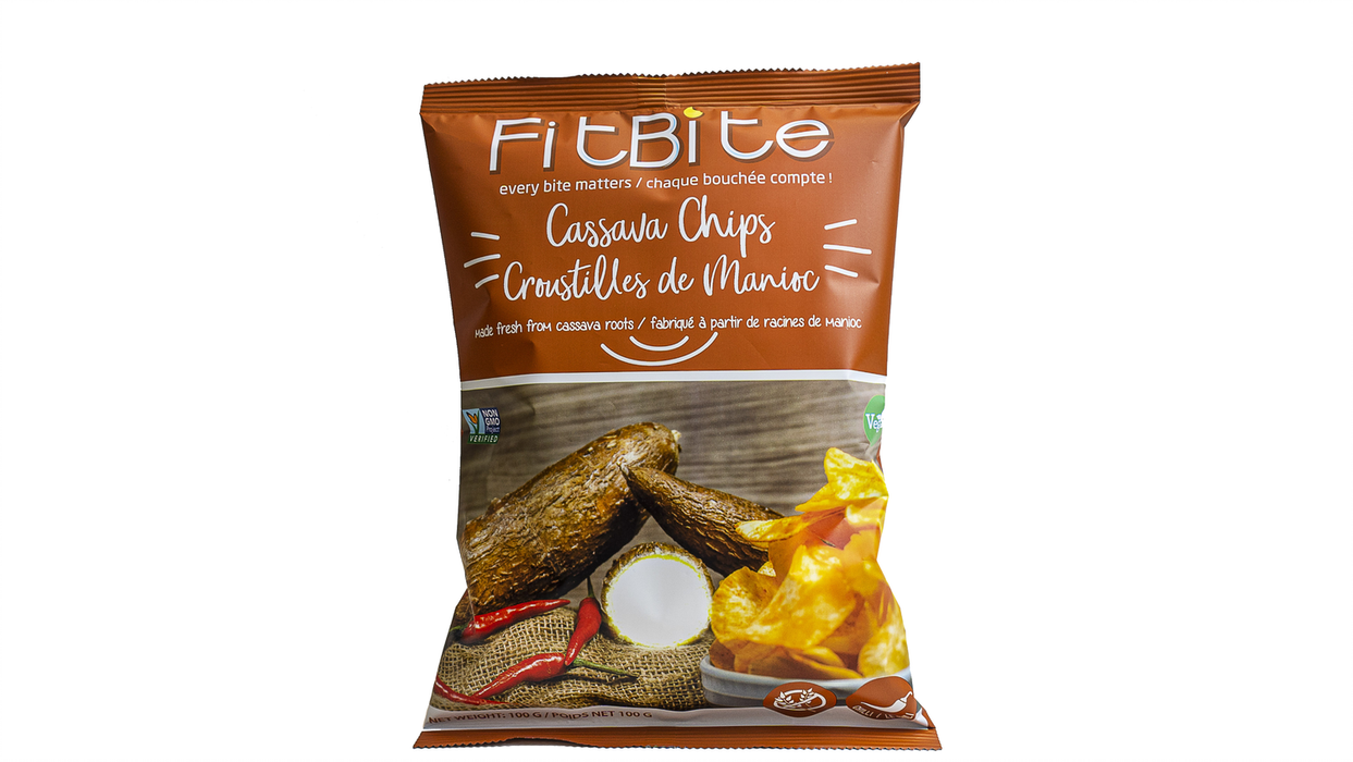 Fitbite - Cassava Chips, Spicy, 100g