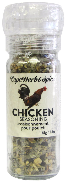 Cape Herb & Spice Company - Chicken Seasoning Grinder -  Sage&lemon, 61G
