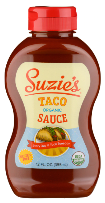 Suzie's Organics - Organic Taco Sauce, 355ml