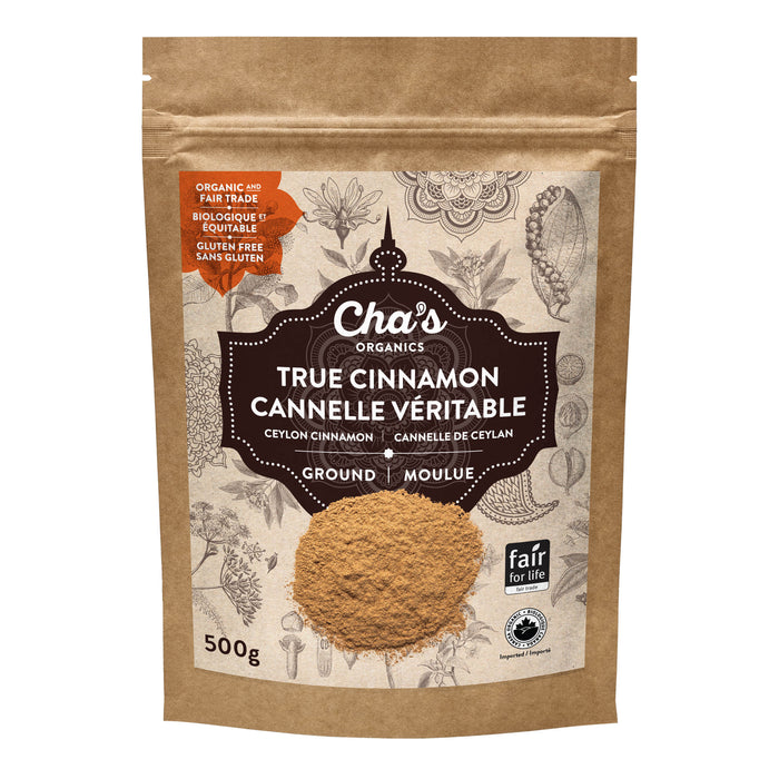 Cha's Organics - Ground Cinnamon, 500G
