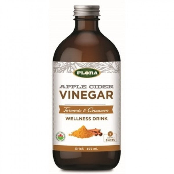 Flora - Apple Cider Vinegar Drink, Turmeric & Cinnamon, 500ml