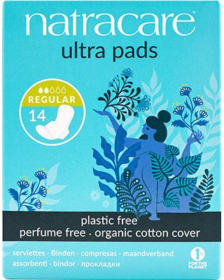 Natracare - Ultra W/wings - 14 pads