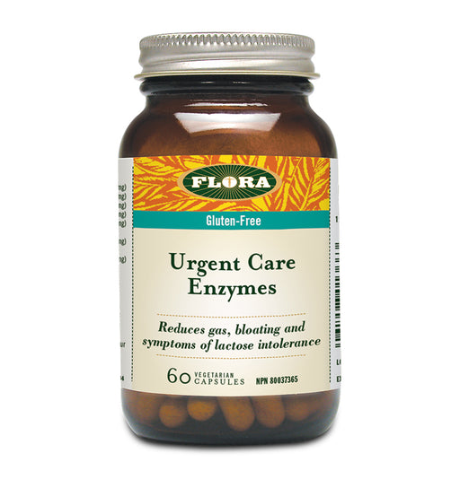 Flora  - Urgent Care Enzyme, 60 Caps