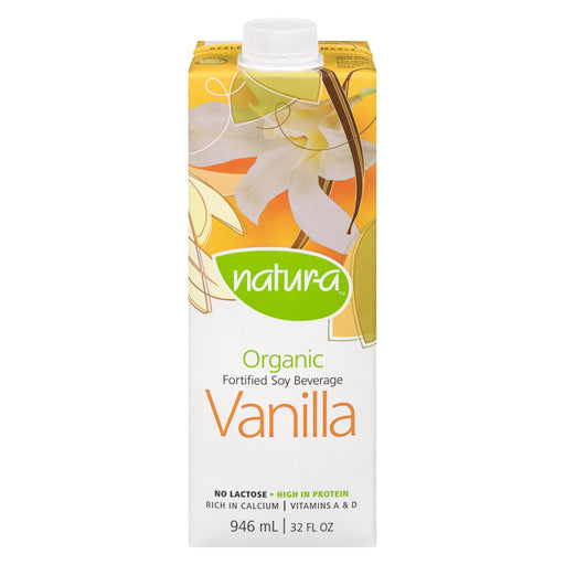 Natur-a - Organic Soy Beverage, Vanilla, 946ml