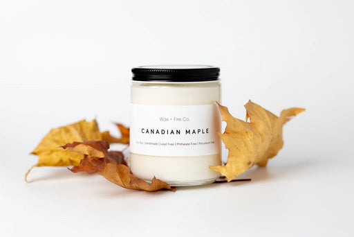 Wax + Fire - Canadian Maple Soy Candle, 8oz