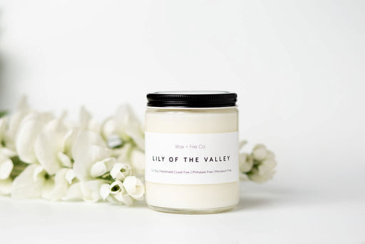 Wax + Fire - Lily of the Valley Soy Candle, 8oz