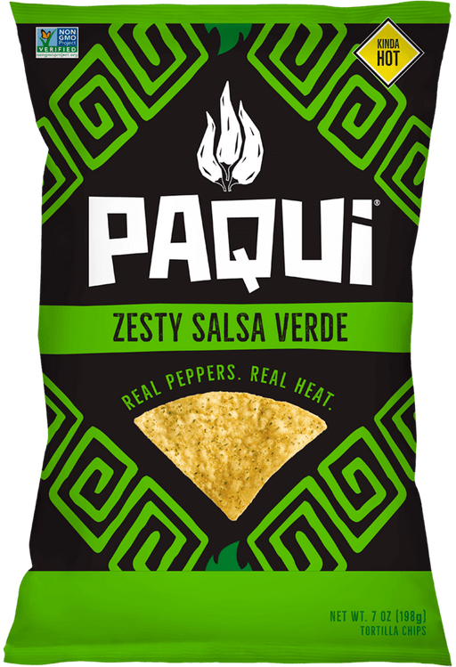 Paqui Tortilla Chips - Zesty Salsa Verde, 155g