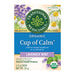 Traditional Medicinals - Organic Cup of Calm Tea, 16 Bags