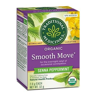 Traditional Medicinals - Organic Smooth Move, Peppermint, 16 Bags