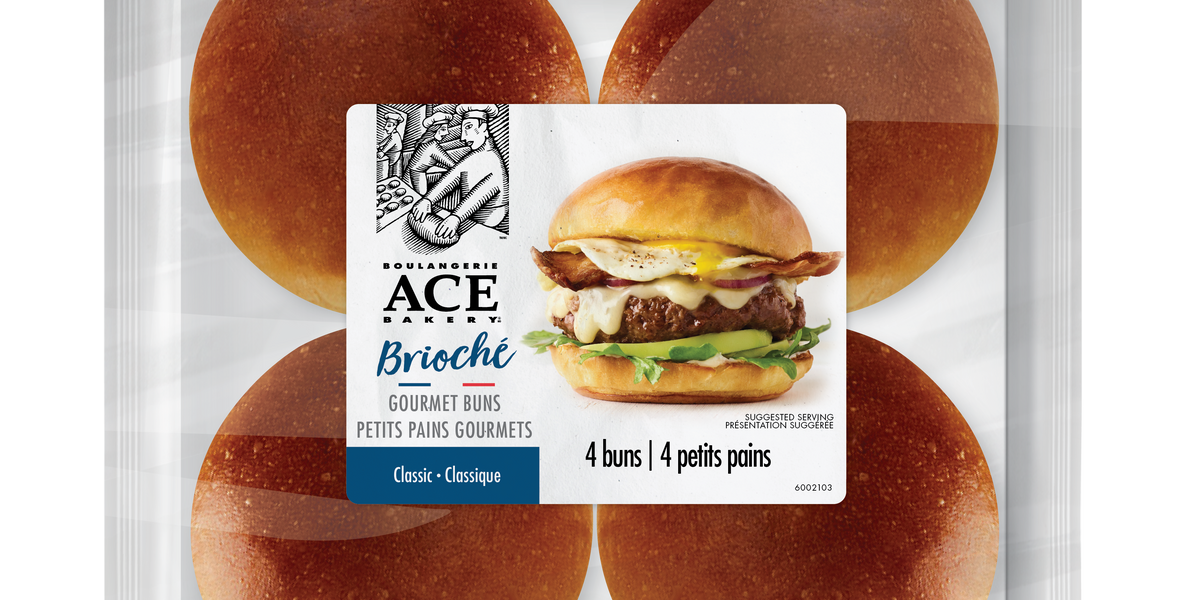 Ace Bakery Brioche Gourmet Buns, 4 Count — Goodness Me!