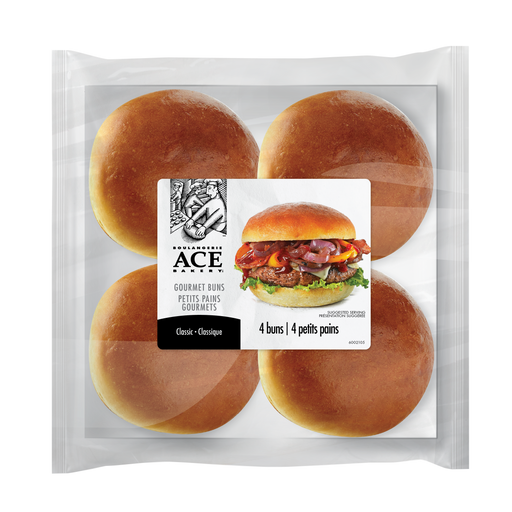 Ace Bakery - Classic Gourmet Bun, 4-pack