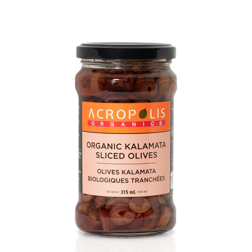 Acropolis Organics - Organic Kalamata Sliced Olives, 315ml