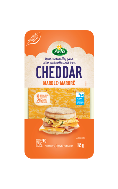 Arla - Castello Marble Cheddar Cheese Slices, 165g