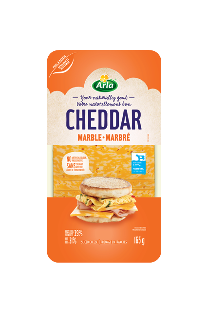 Arla - Castello Marble Cheddar Cheese Slices, 165g