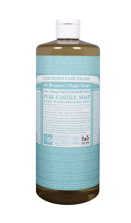 Dr. Bronner's - Organic Baby-Mild Castile Soap, 944ml