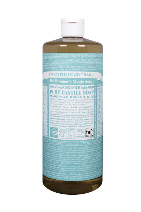 Dr. Bronner's - Organic Baby-Mild Castile Soap, 944ml