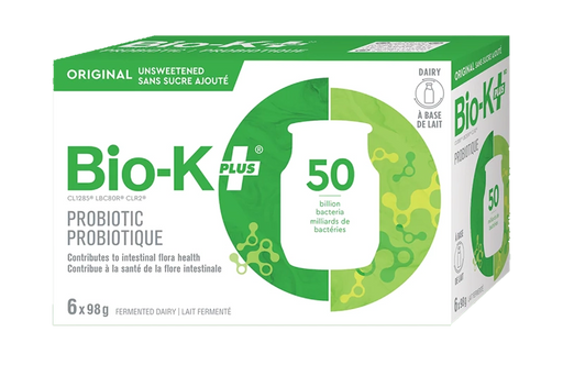 Bio-K Plus - Original Unsweetened Probiotic Dairy Drink, (6 Pack)