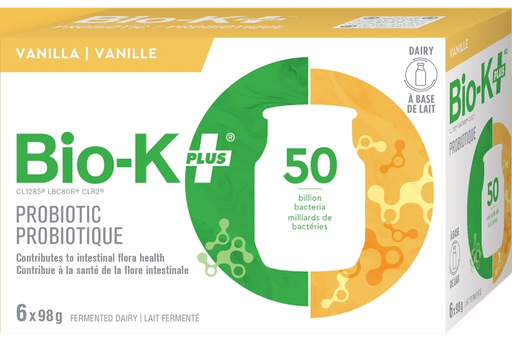 Bio-K Plus - Vanilla Probiotic Dairy Drink, (6 Pack)