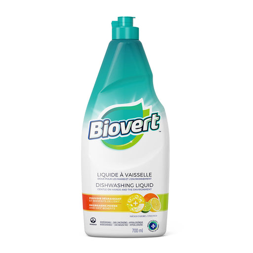 Biovert - Dishwashing Liquid, Citrus, 700ml