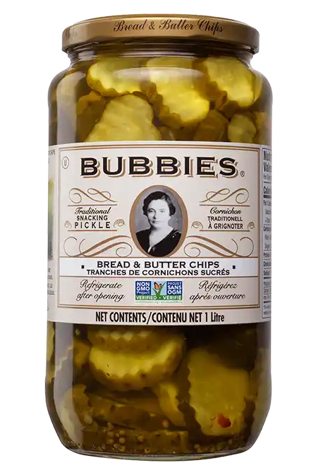 Bubbies - Bread 'n Butter Chips Pickles, 1L