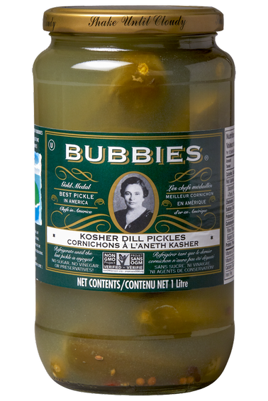 Bubbies - Kosher Dill Pickles, 1L