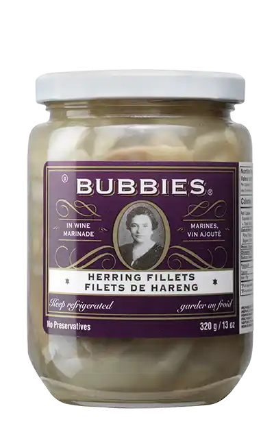 Bubbies - Pickled Herring Fillets, 320g