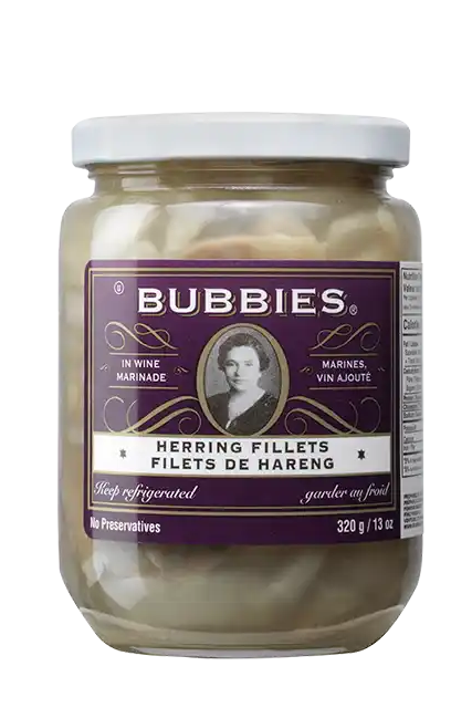 Bubbies - Pickled Herring Fillets, 320g