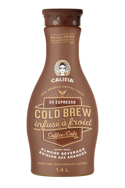 Califia Farms - Cold Brew XX Espresso with Almond Beverage, 1.47L