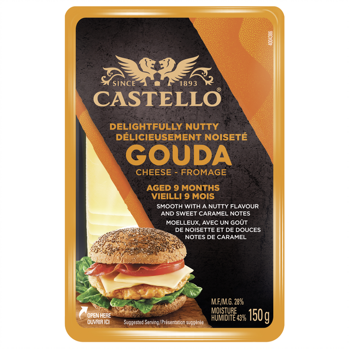 Castello - Aged Gouda Slices, 150g