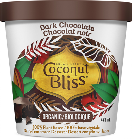 Coconut Bliss - Dark Chocolate Frozen Dessert, 473ml
