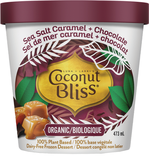 Coconut Bliss - Sea Salt Caramel Chocolate Frozen Dessert,473ml