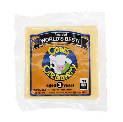 Cows Creamery - Cheddar Cheese Aged 3 Years, 200g