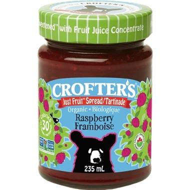 Crofter's Food Ltd. - Org Just Fruit Rspbrry Spread - 235ml