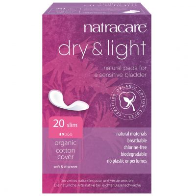 Natracare - Dry And Light, 20 pads