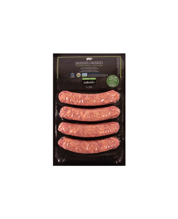 duBreton - Organic Mild Italian Sausage, 4x100g