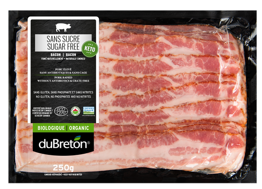 duBreton - Organic Sugar Free Bacon, 250g