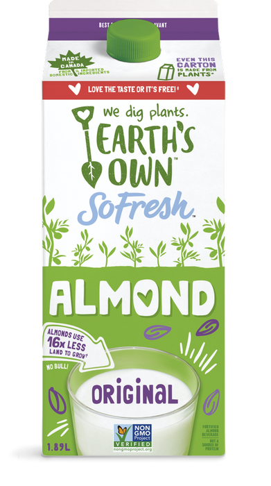 Earth's Own - So Fresh Almond Original, 1.89L
