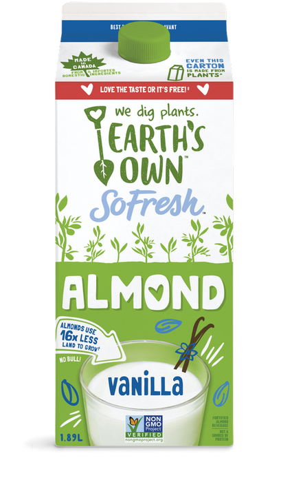 Earth's Own - So Fresh Almond Vanilla, 1.89L