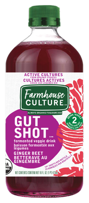 Farmhouse Culture - Gut Shot Ginger Beet, 473ml