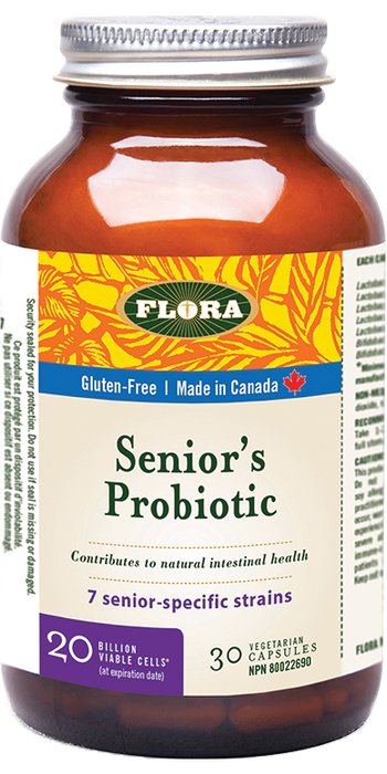Flora - Senior's Probiotic, 30 Capsules